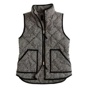 KatyDid Black Herringbone Vest Size Large